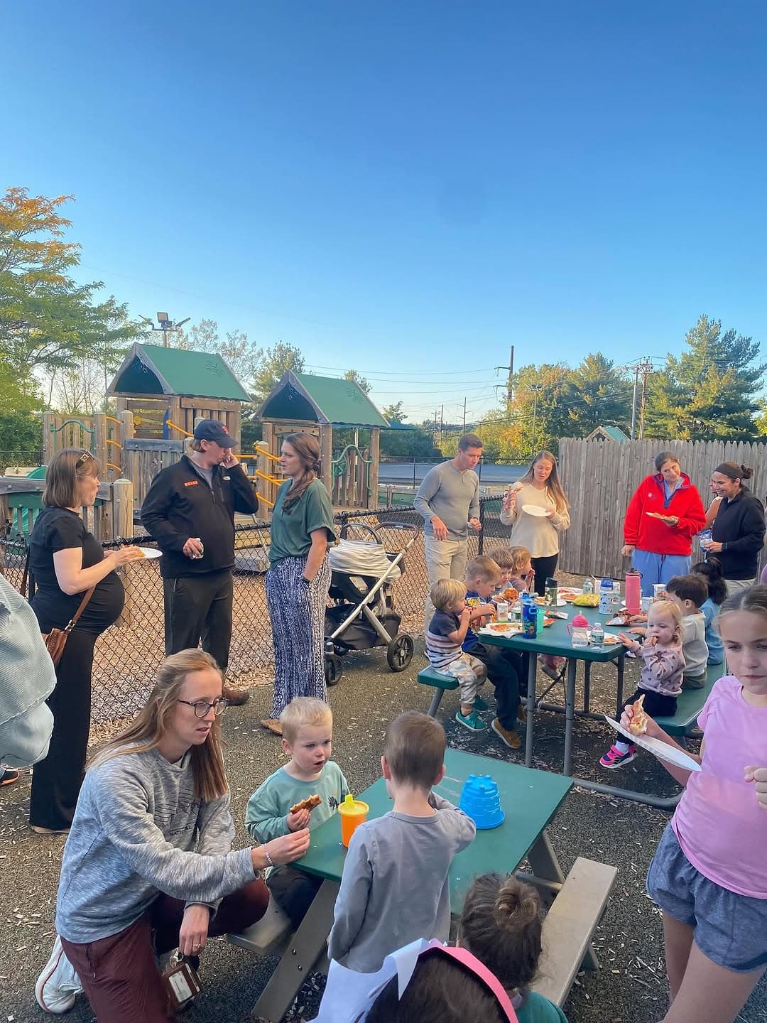 Community gathering at annual dinner at Mountainside Children's Center