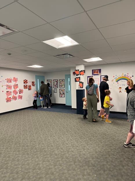 Children's art on display at Mountainside Children's Center
