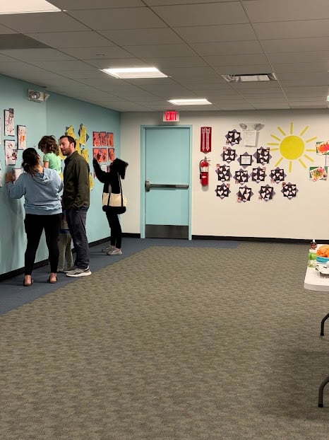 Art exhibit at Mountainside Children's Center