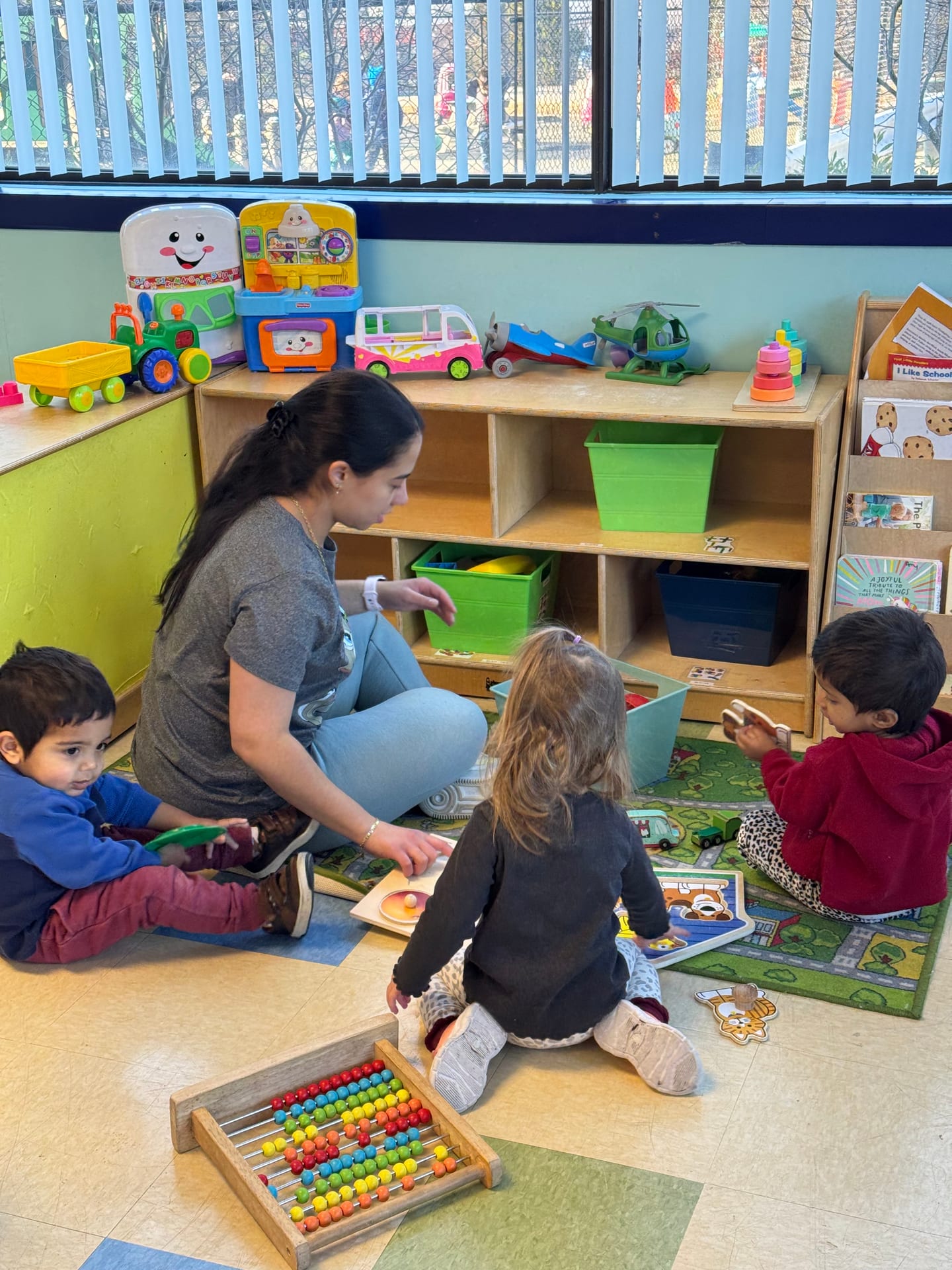Children enjoying enrichment activities at Mountainside Children's Center